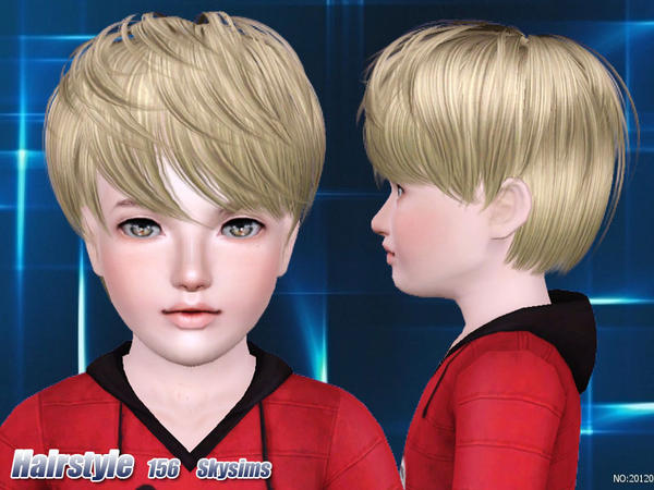 Cute hairstyle 156 by Skysims  for Sims 3