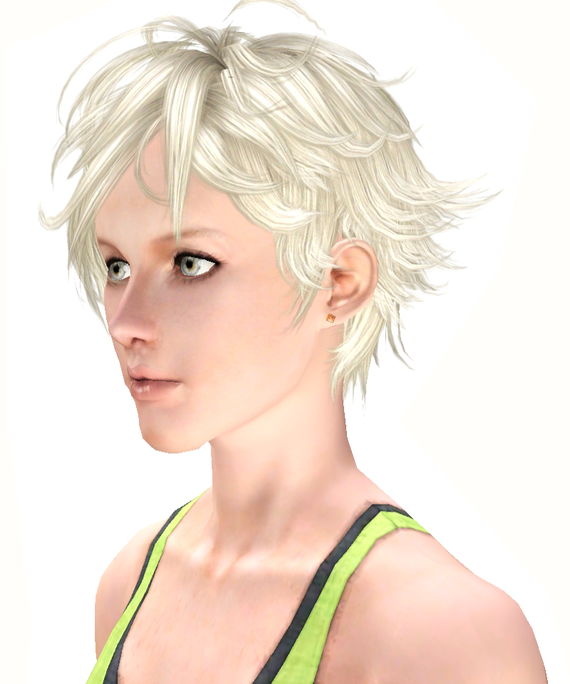 Flipping Out for girls hairstyle 001 by Kijiko - Sims 3 Hairs