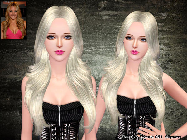 Elegant hairstyle 081 by Skysims for Sims 3