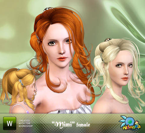 Mimi hairstyle by Newsea  for Sims 3