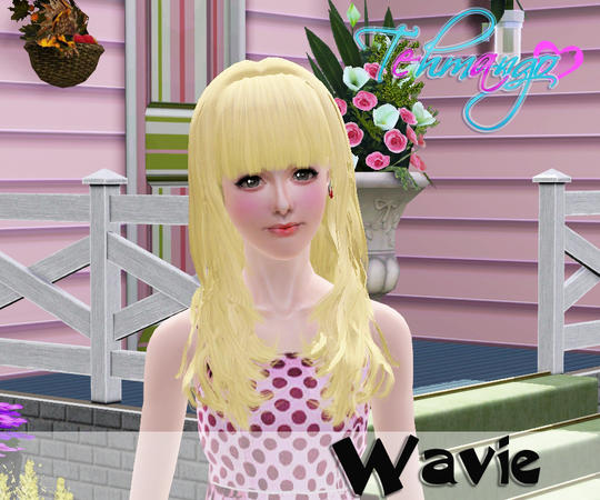 Wavie Hairstyle by Tehmango for Sims 3