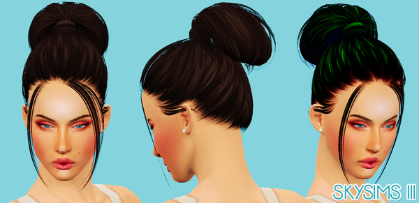 Coolsims, Alesso, Skysims hairstyles retextured by Shock and Shame for Sims 3