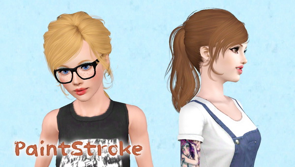 NewSea`s LuckyStar hairstyle retextured by Katty for Sims 3