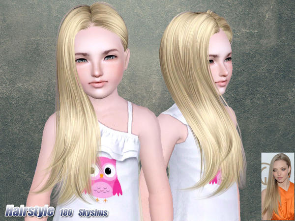 Simple and Sassy hairstyle 180 by Skysims for Sims 3