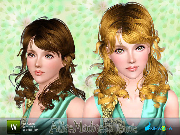 Alice Madness Hairstyle by NewSea for Sims 3