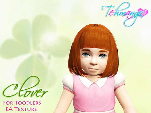 Clover hairstyle by Tehmango for Sims 3