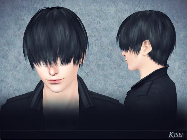 Belphegor Kisei over the eyes hairstyle by athem2310 for Sims 3