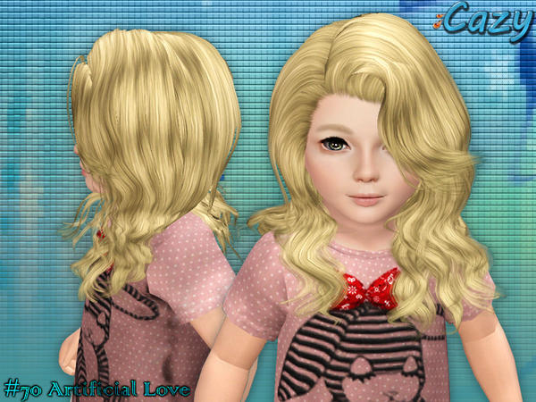 Artificial Love Hairstyle by Cazy for Sims 3