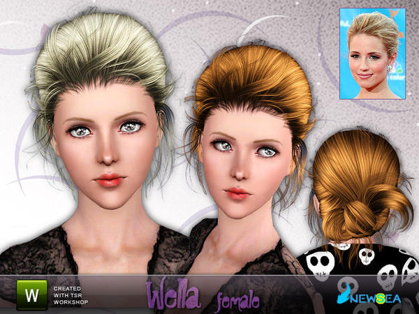 Wella hairstyle by NewSea for Sims 3