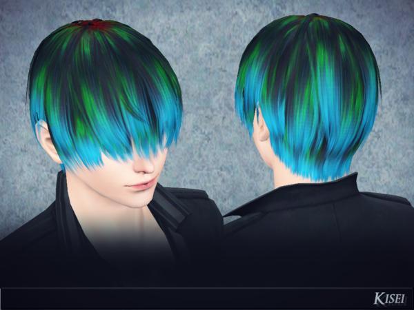 Belphegor Kisei over the eyes hairstyle by athem2310 for Sims 3