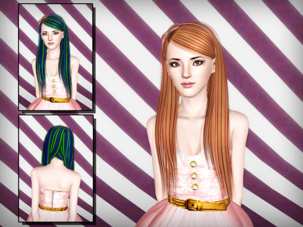 Alesso`s Alexis hairstyle retextured by Forever and Always for Sims 3