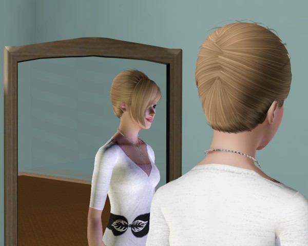 Shymoo 08 hairstyle retextured by Savio for Sims 3