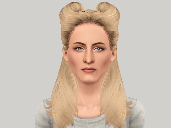 Horny hairstyle Butterflysims 82 retextured by Fanskher for Sims 3