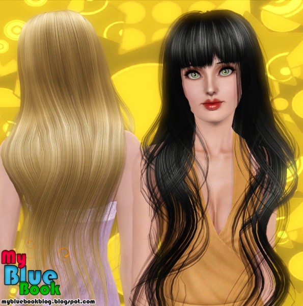 Shaggy hairstyle Peggy`s 80718 retextured by TumTum Simiolino for Sims 3