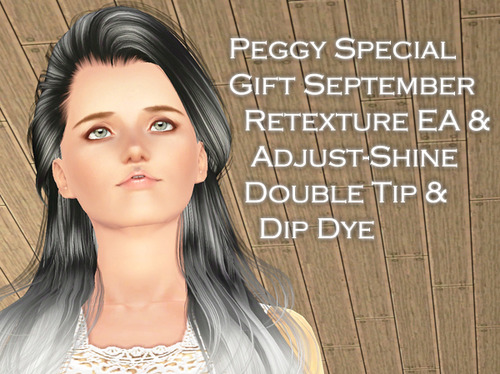 Peggy`s half up hairstyle retextured by Brad for Sims 3