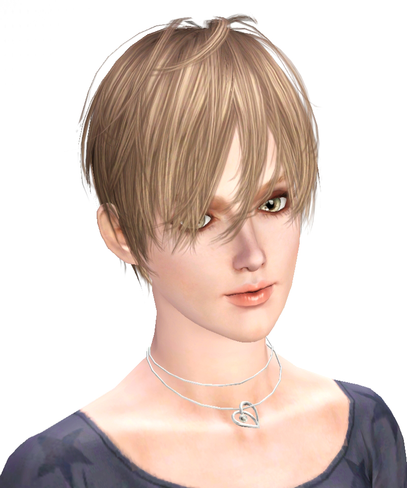 Straight short hairstyle by Kijiko - Sims 3 Hairs