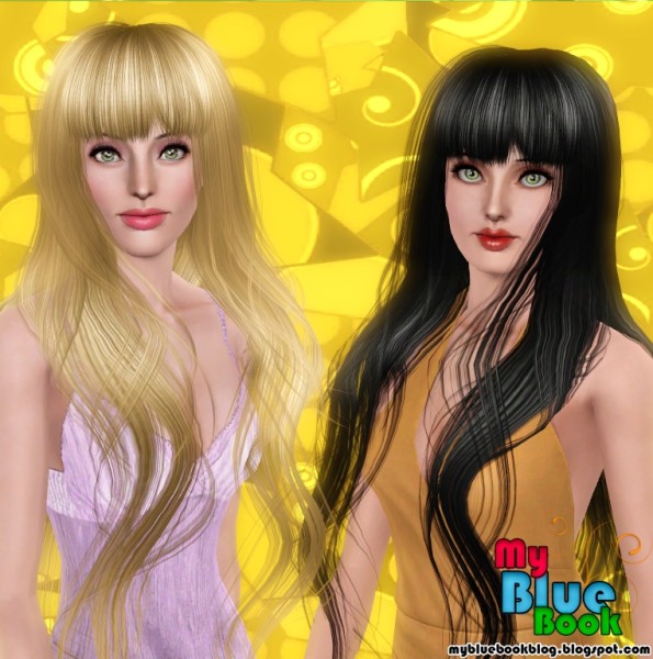Shaggy hairstyle Peggy`s 80718 retextured by TumTum Simiolino for Sims 3