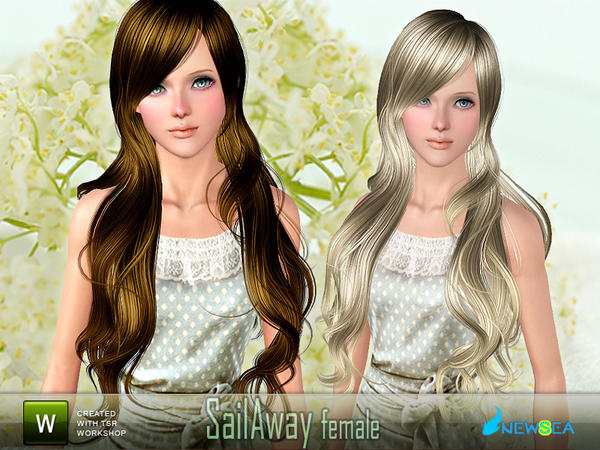 Sail Away hairstyle by NewSea for Sims 3