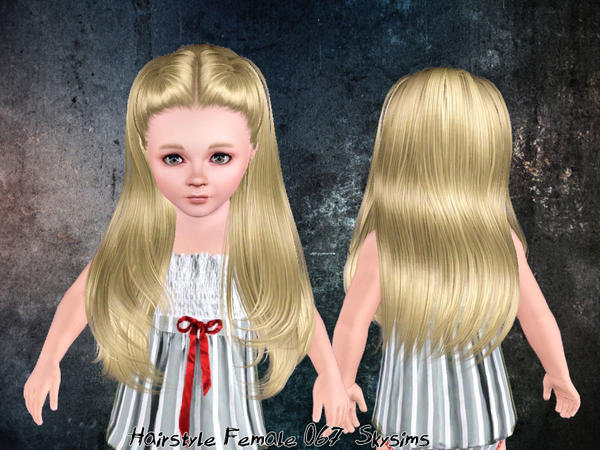 Voluminous Updo hairstyle 067 by Skysims for Sims 3