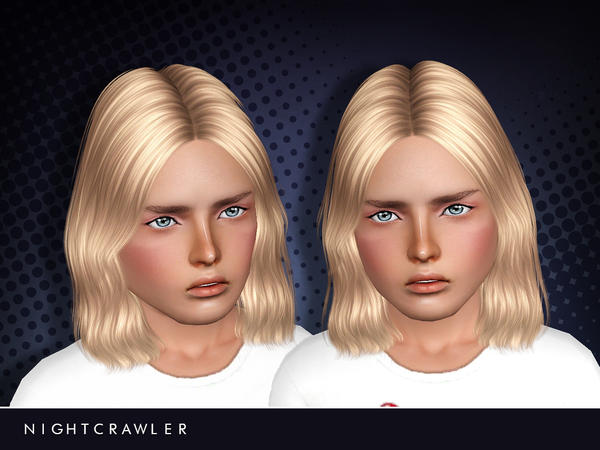 The Racey hairstyle 14 by Nightcrawler for Sims 3