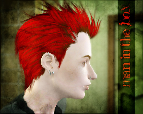 Spikey hairstyle by Aikea guinea for Sims 3