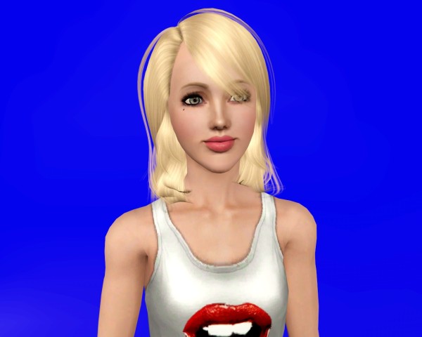 Anto 39 Defined hairstyle retextured by Savio for Sims 3