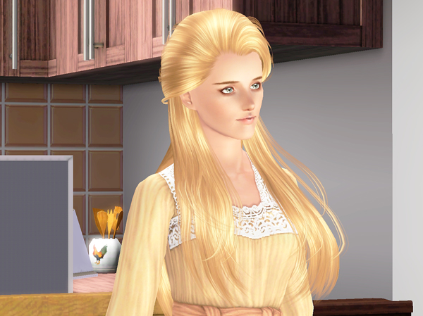 NewSea `s Ivory Tower hairstyle retextured by Brad for Sims 3