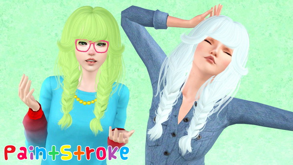 NewSea`s Becky hairstyle retextured by Katty for Sims 3