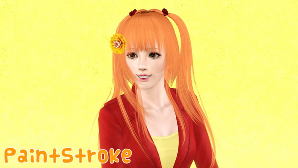 Rose hairstyle 07 retextured by Katty for Sims 3