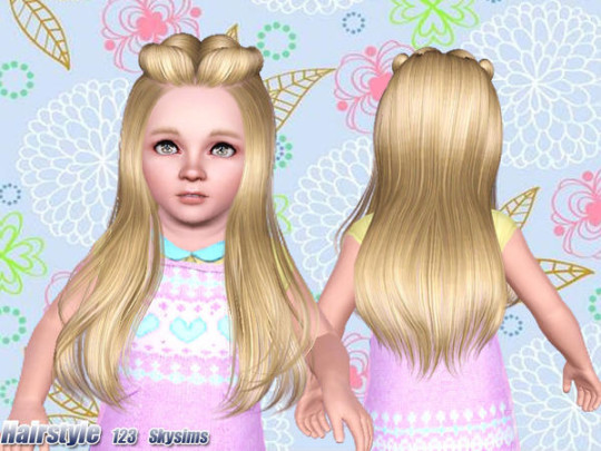 Fancy hairstyle 123 by Skysims - Sims 3 Hairs