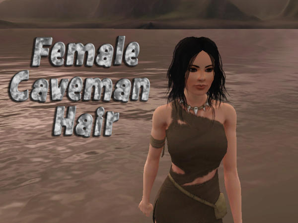 Cavewoman Hairstyle by Aya for Sims 3