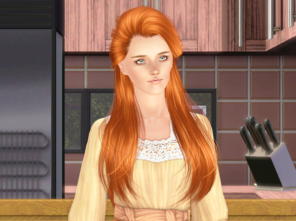 NewSea `s Ivory Tower hairstyle retextured by Brad for Sims 3