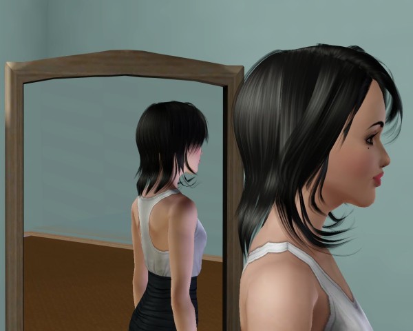 Anto 39 Defined hairstyle retextured by Savio for Sims 3