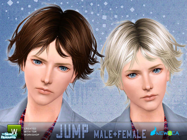 Jump hairstyle by NewSea for Sims 3