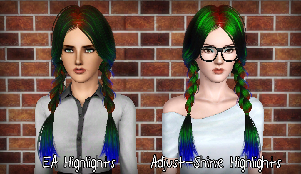 Dual Braid Hairstyle Skysims 129 Retextured By Forever And Always Sims 3 Hairs 6339