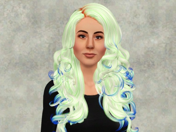 Cutie hairstyle Newsea’s Bittersweet retextured by Fanskher for Sims 3