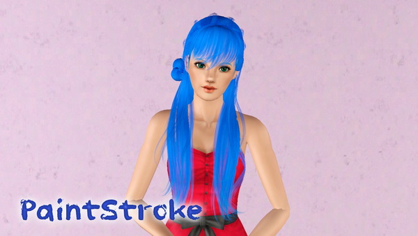 Butterfly 035 hairstyle retextured by Katty for Sims 3