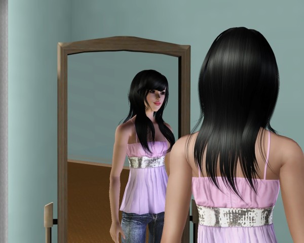 Anto 59 Volume hairstyle retextured by Savio for Sims 3