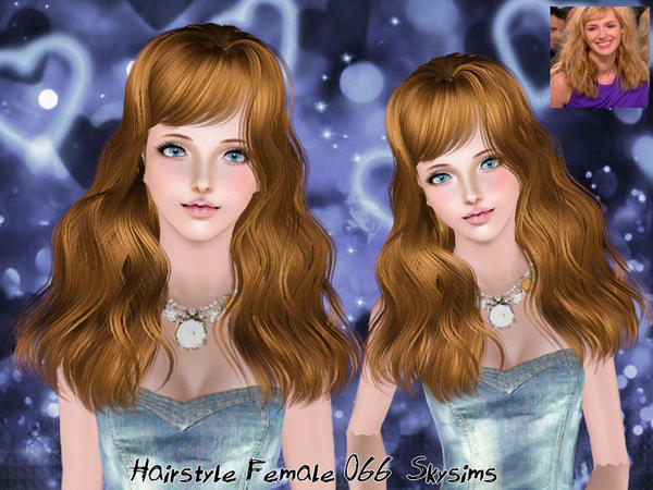 Voluminous Waves hairstyle 066 by Skysims for Sims 3
