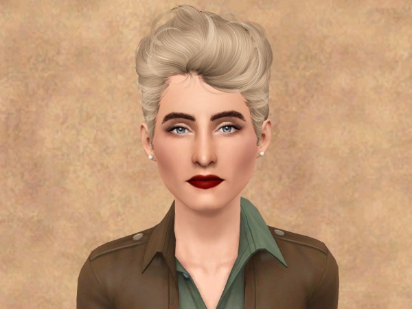 The Fringed hairstyle Newsea’s Ultra Lover retextured by Fanasker for Sims 3