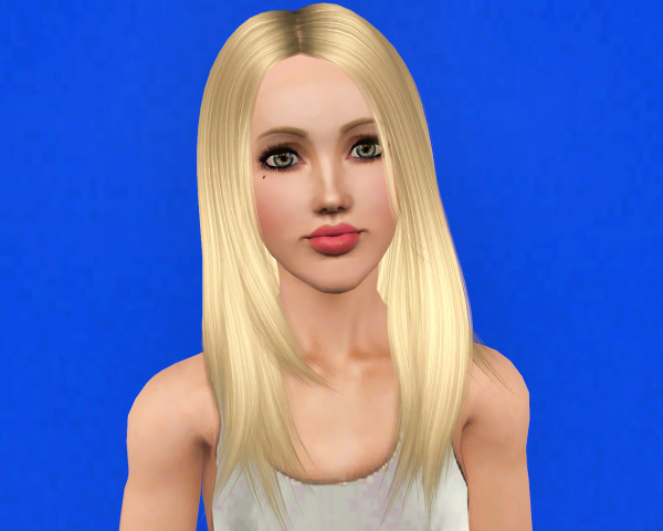 Straight hairstyle Savio 11 hairstyle for Sims 3