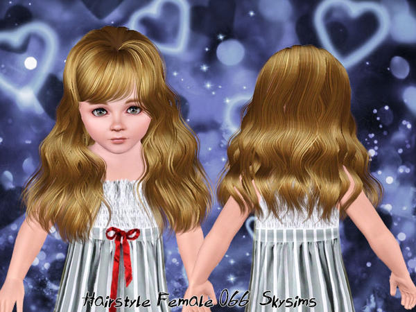 Voluminous Waves hairstyle 066 by Skysims for Sims 3