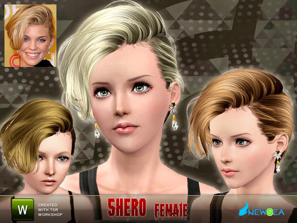 Shero hairstyle by NewSea for Sims 3