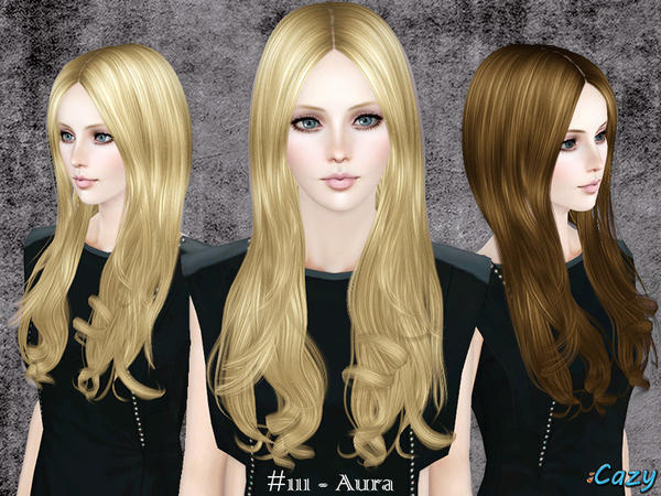 Aura Modern hairstyle by Cazy for Sims 3
