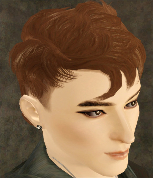 Cool hairstyle Wavy Hawk by Jasumi for Sims 3