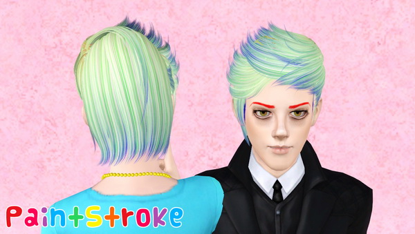 Skysims 085 hairstyle retextured by Katty for Sims 3