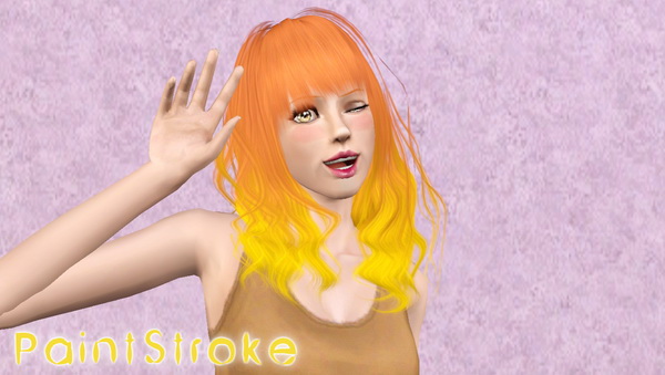 Cazy`s Catfights hairstyle retextured by Katty for Sims 3