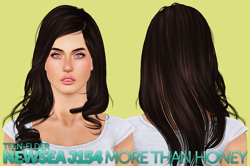 NewSea`s More than honey and Cazy`s Harper hairstyles retextured by Shack and Shame for Sims 3