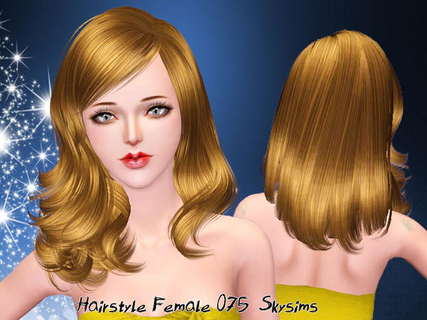 Casula hairstyle 075 by Skysims for Sims 3