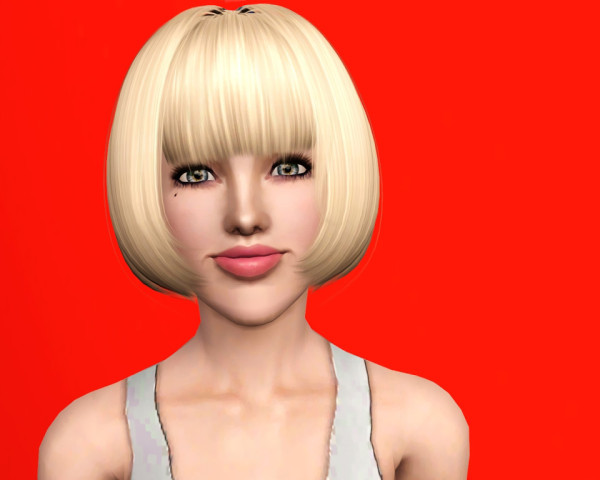 Shymoo 07 Bob with bangs hairstyle retextured by Savio for Sims 3